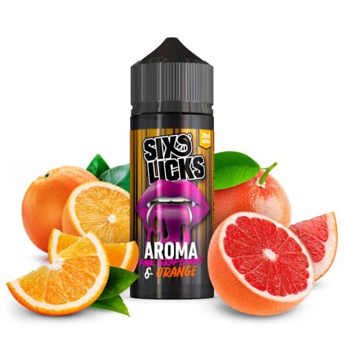 Sixs Licks Aroma - Pink Grapefruit & Orange - 10ml